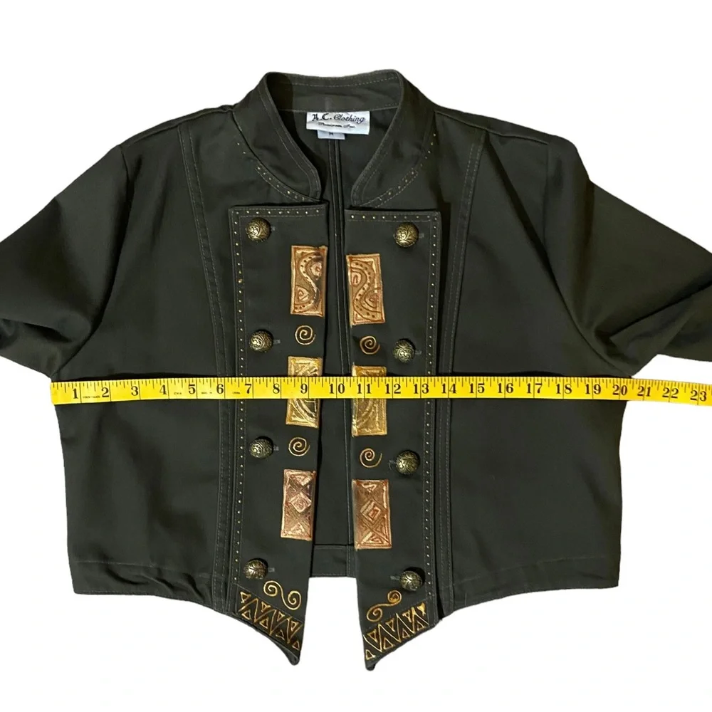 VINTAGE A.C. CLOTHING CROP JACKET  SZ M - Picture 9 of 15